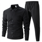Men’s Stylish Lapel Jacket & Jogger Pants 2-Piece Set✈️Free shipping today!