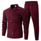 Men’s Stylish Lapel Jacket & Jogger Pants 2-Piece Set✈️Free shipping today!
