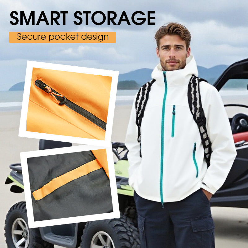 📢📢50% OFF !!!⏰Outdoor Waterproof Sports Hooded Jacket
