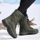 Women’s Warm Ankle-High Lace-Up Snow Boots【FREE SHIPPING】