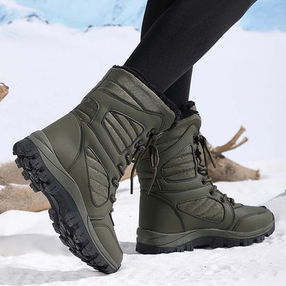 Women’s Warm Ankle-High Lace-Up Snow Boots【FREE SHIPPING】
