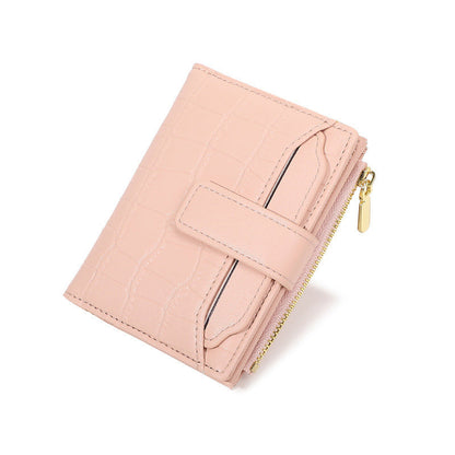 👛 50% OFF NOW! 💖 Women's Compact Solid Color Wallet - Slim Design with Multiple Card Slots, RFID Protection & Coin Pocket 🌸📦