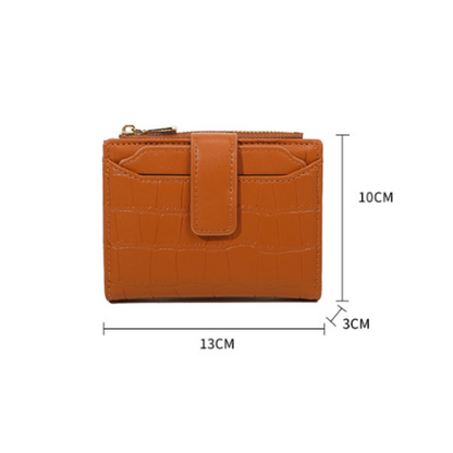 👛 50% OFF NOW! 💖 Women's Compact Solid Color Wallet - Slim Design with Multiple Card Slots, RFID Protection & Coin Pocket 🌸📦
