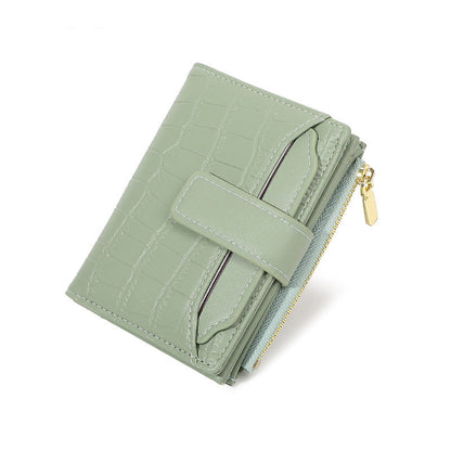 👛 50% OFF NOW! 💖 Women's Compact Solid Color Wallet - Slim Design with Multiple Card Slots, RFID Protection & Coin Pocket 🌸📦