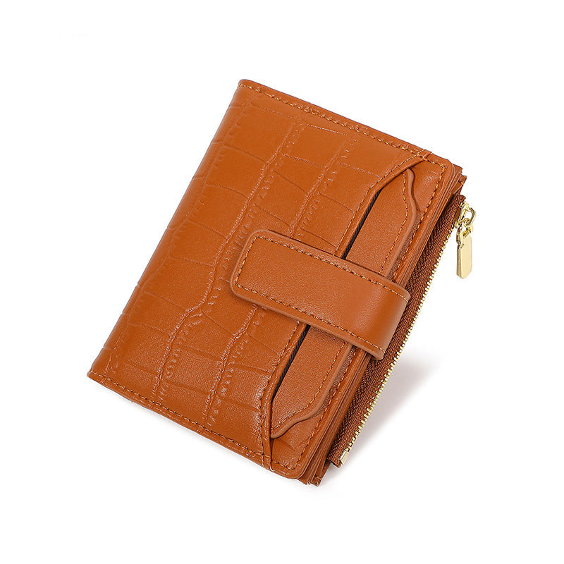 👛 50% OFF NOW! 💖 Women's Compact Solid Color Wallet - Slim Design with Multiple Card Slots, RFID Protection & Coin Pocket 🌸📦