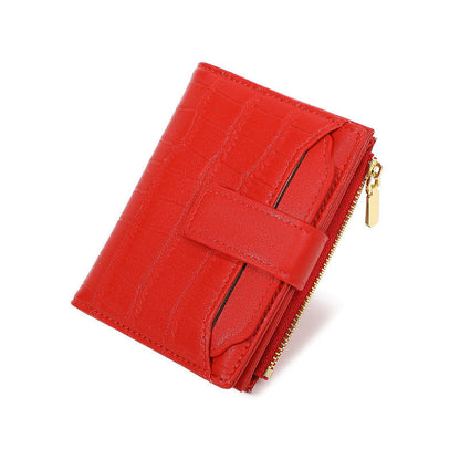 👛 50% OFF NOW! 💖 Women's Compact Solid Color Wallet - Slim Design with Multiple Card Slots, RFID Protection & Coin Pocket 🌸📦