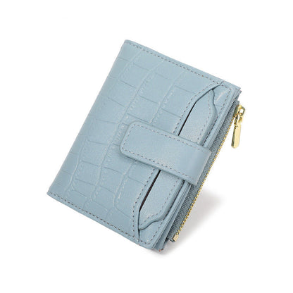👛 50% OFF NOW! 💖 Women's Compact Solid Color Wallet - Slim Design with Multiple Card Slots, RFID Protection & Coin Pocket 🌸📦