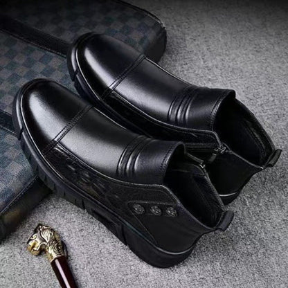 Men’s Cozy Thermal High-Top Slip-On Boots