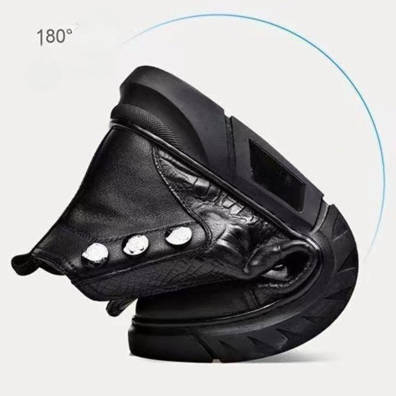 Men’s Cozy Thermal High-Top Slip-On Boots