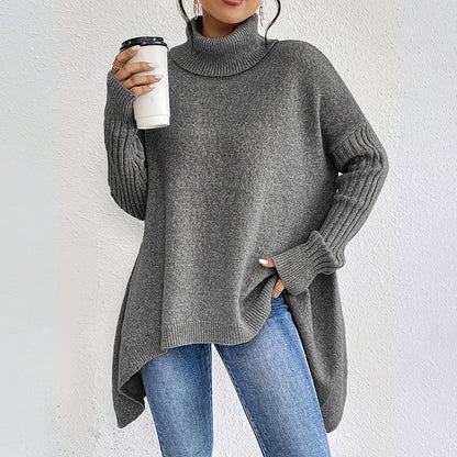 💖LAST DAY PROMOTION - 50%OFF 💖 Women’s Fashion Solid Color Turtleneck Sweater