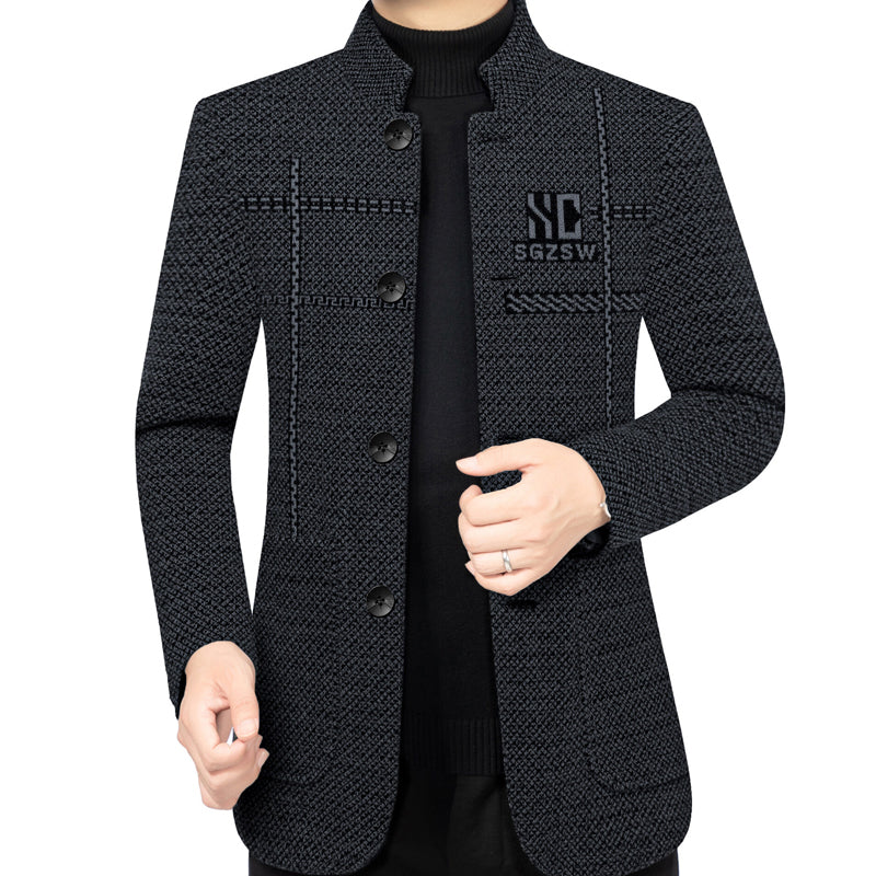❄️Winter Special Sale🔥Men's Velvet Warm Suit Jacket🧥【FREE SHIPPING】