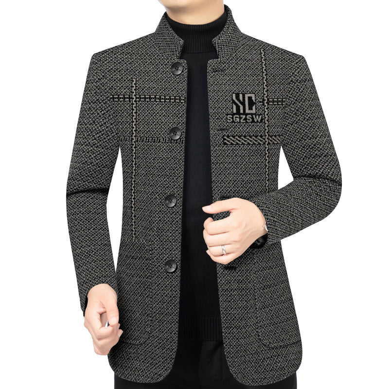 ❄️Winter Special Sale🔥Men's Velvet Warm Suit Jacket🧥【FREE SHIPPING】