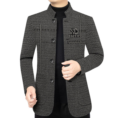 ❄️Winter Special Sale🔥Men's Velvet Warm Suit Jacket🧥【FREE SHIPPING】