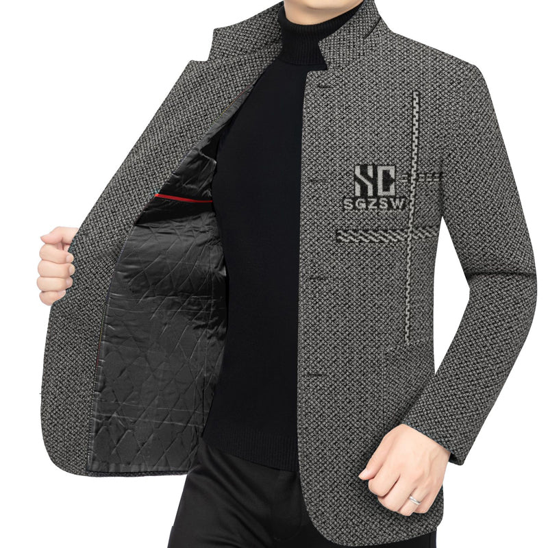 ❄️Winter Special Sale🔥Men's Velvet Warm Suit Jacket🧥【FREE SHIPPING】