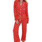 🔥Today Specials-Women’s Heart-Printed Button-Down Long-Sleeve Pajama Sets