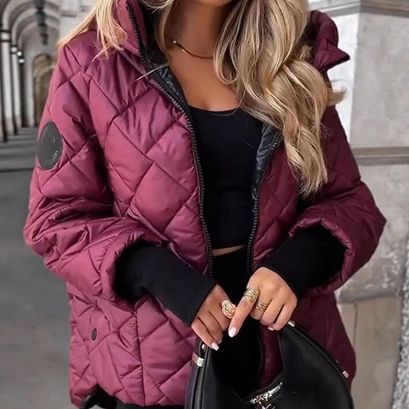 🖤 Limited time offer 🔥 55% off🔥Warm and casual cotton hooded jacket for women