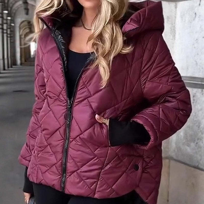 🖤 Limited time offer 🔥 55% off🔥Warm and casual cotton hooded jacket for women