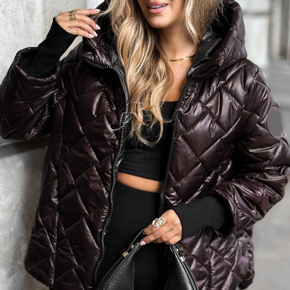 🖤 Limited time offer 🔥 55% off🔥Warm and casual cotton hooded jacket for women