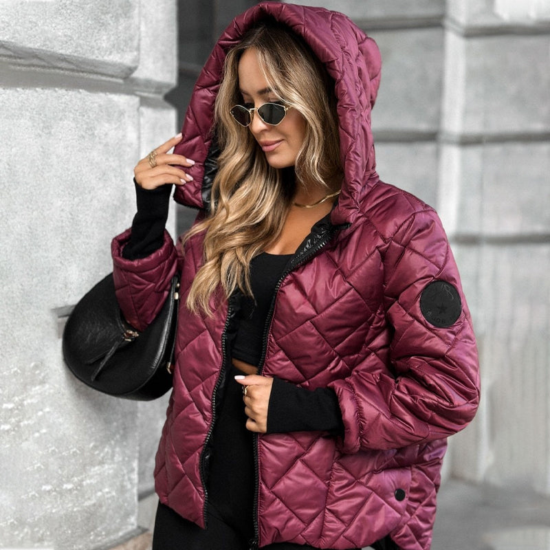 🖤 Limited time offer 🔥 55% off🔥Warm and casual cotton hooded jacket for women