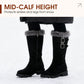 Women's Warm Plush-Lined Mid-Calf Snow Boots【FREE SHIPPING】