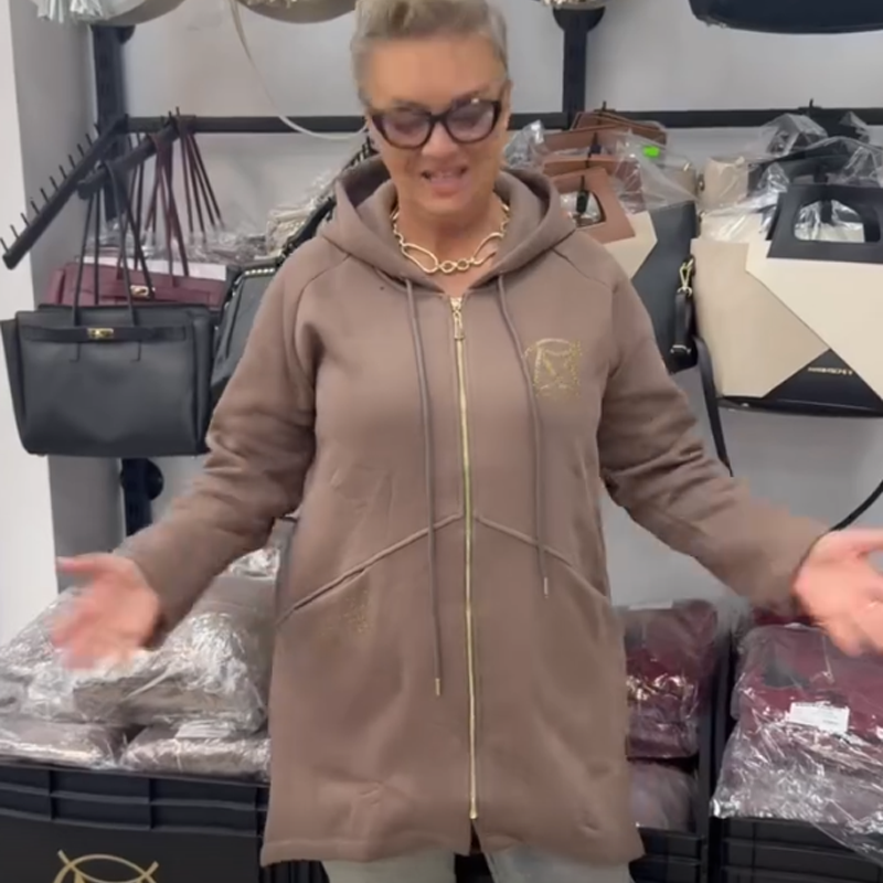 Women's Casual Zip-Up Hoodie