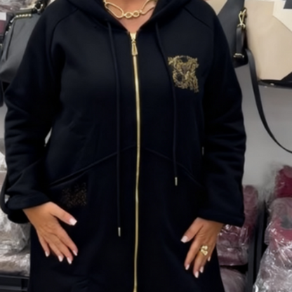 Women's Casual Zip-Up Hoodie