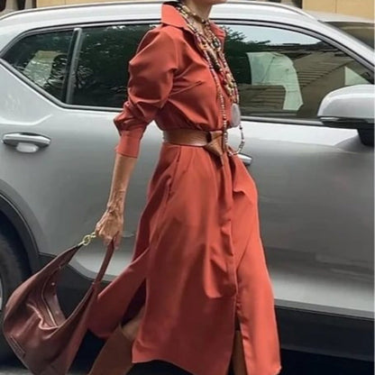 Women's Casual Flowy Midi Dress