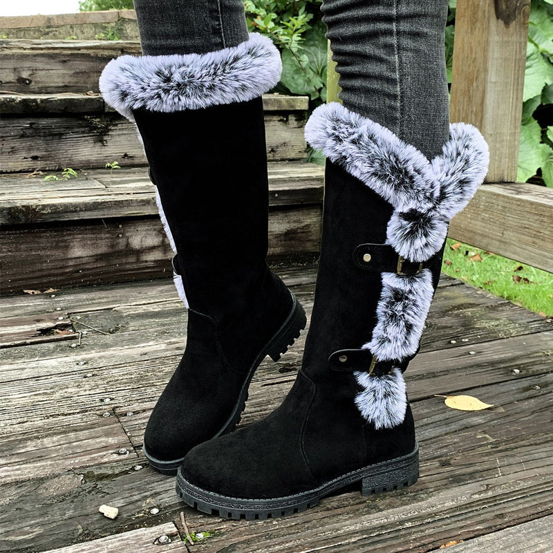 Women's Thick Plush Mid-Calf Snow Boots【FREE SHIPPING】
