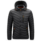 Men's Lightweight Puffer Jacket with Detachable Hood【FREE SHIPPING】