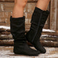 Women’s Fashionable Solid Color Mid-Calf Boots【FREE SHIPPING】