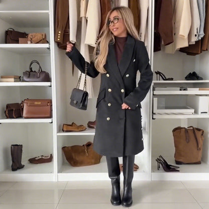 ❄️Winter Sale - 49% OFF🧥Women’s Classic Double Breasted Coats【FREE SHIPPING】