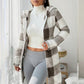 🔥Hot Sale Offers-Women's Plaid Zip-Up Hooded Jacket【FREE SHIPPING】