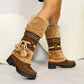 Cute synthetic fur snow boots for women【FREE SHIPPING】