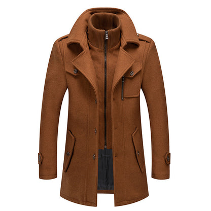 Men's Business Tweed Coat【FREE SHIPPING】