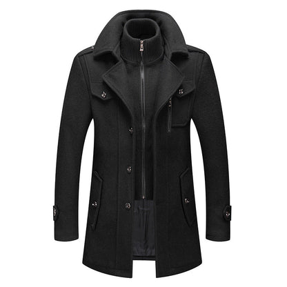 Men's Business Tweed Coat【FREE SHIPPING】
