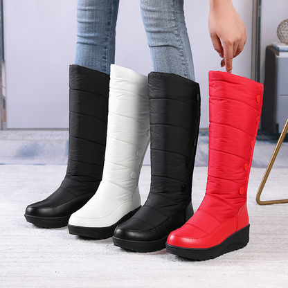 Women's Warm Lined Waterproof Knee-High Snow Boots【FREE SHIPPING】