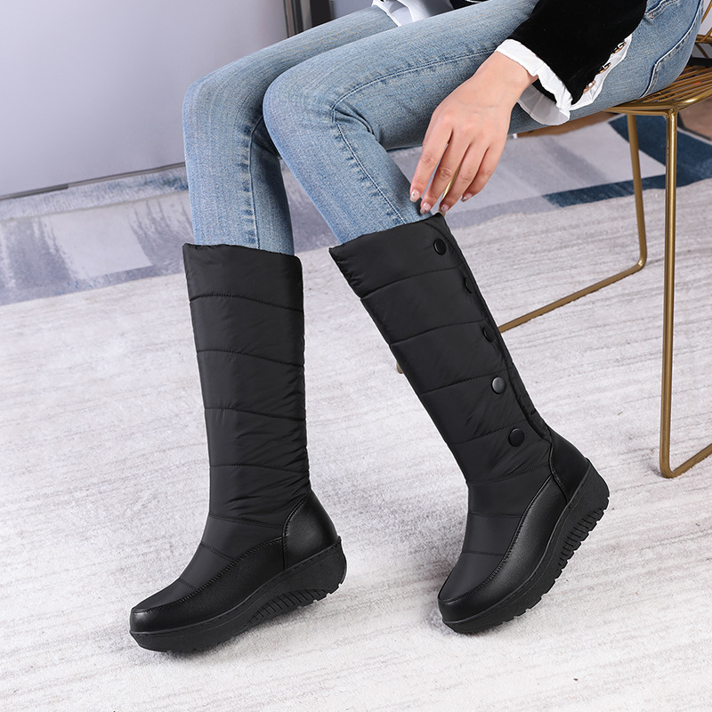 Women's Warm Lined Waterproof Knee-High Snow Boots【FREE SHIPPING】