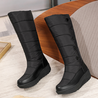Women's Warm Lined Waterproof Knee-High Snow Boots【FREE SHIPPING】