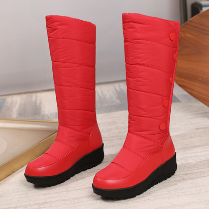 Women's Warm Lined Waterproof Knee-High Snow Boots【FREE SHIPPING】