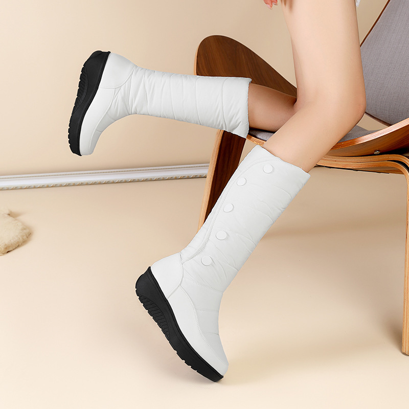 Women's Warm Lined Waterproof Knee-High Snow Boots【FREE SHIPPING】