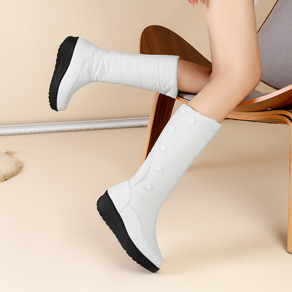 Women's Warm Lined Waterproof Knee-High Snow Boots【FREE SHIPPING】