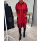 Trendy Loose Hooded Dress with Sequin Patchwork