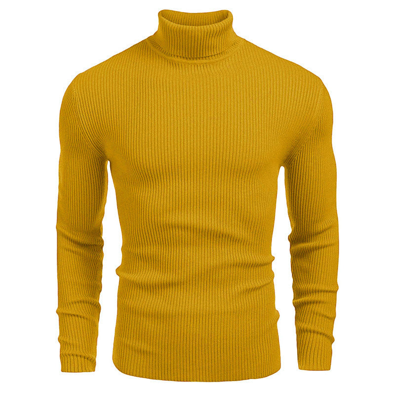 ❄️ Cold-Weather Comfort | Men's Soft Knit Turtleneck Sweater