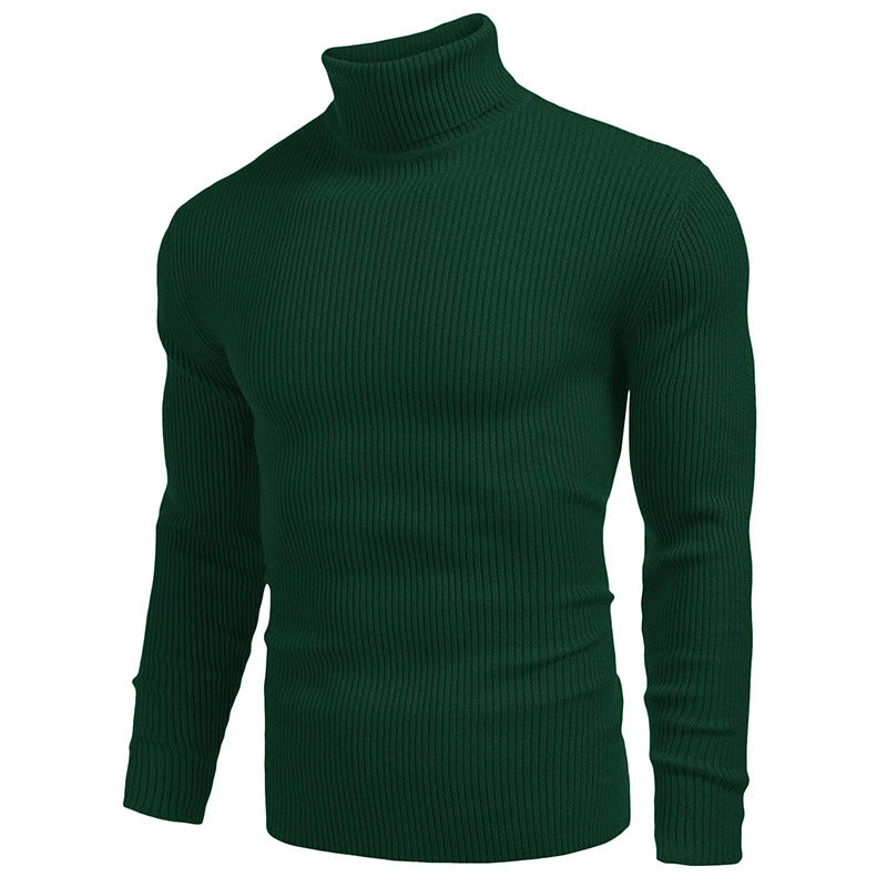 ❄️ Cold-Weather Comfort | Men's Soft Knit Turtleneck Sweater