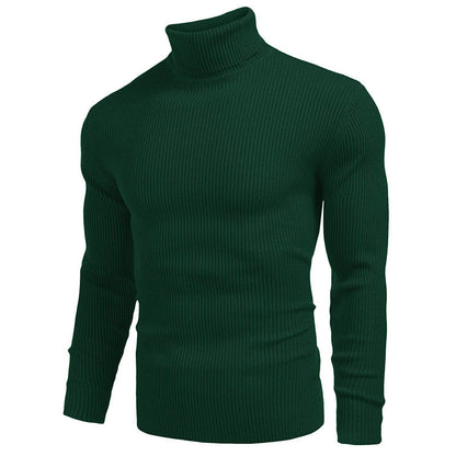 ❄️ Cold-Weather Comfort | Men's Soft Knit Turtleneck Sweater