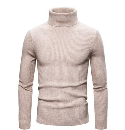 ❄️ Cold-Weather Comfort | Men's Soft Knit Turtleneck Sweater