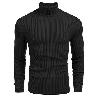 ❄️ Cold-Weather Comfort | Men's Soft Knit Turtleneck Sweater
