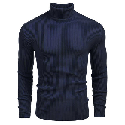 ❄️ Cold-Weather Comfort | Men's Soft Knit Turtleneck Sweater