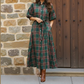 Women's Casual Plaid Maxi Shirt Dress👗BUY 2 GET FREE SHIPPING
