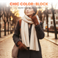 Warm & Stylish Color-Block Convertible Gloves